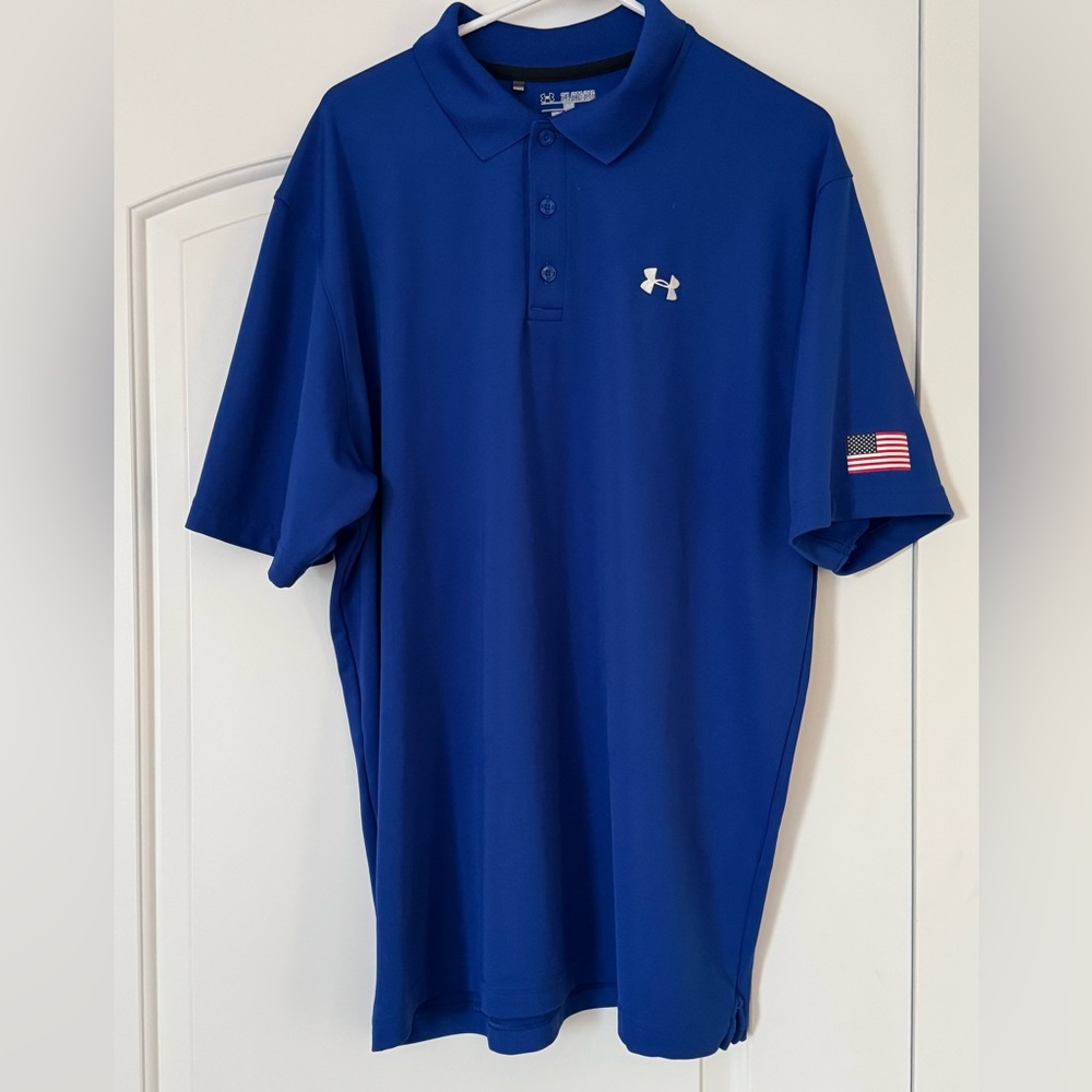 Under Armour Blue Performance Polo Shirt